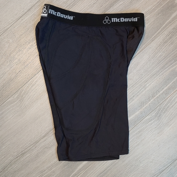 McDavid Premium Compression Shorts Ultra W/Cup Pocket Black Size Medium. - Picture 7 of 14